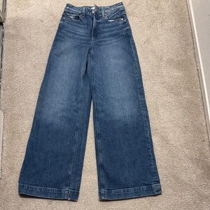 PAIGE Dark Blue Flare Jeans